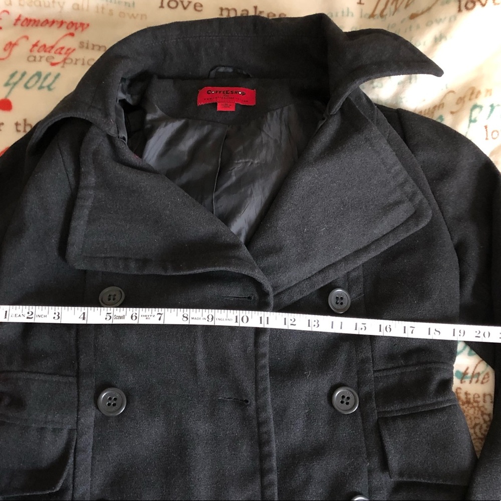 Black wool jacket - Picture 3 of 5